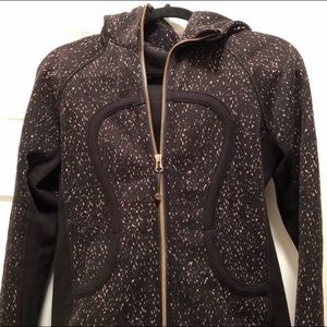 🍋 Lululemon Scuba Hoodie- Black with Rose Gold